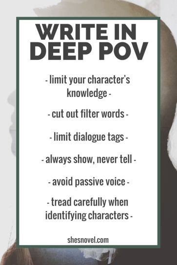 How to Write in Deep POV (get inside the mind of y...