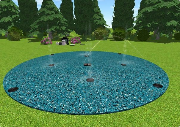 Build your own splash-pad in your backyard with th...