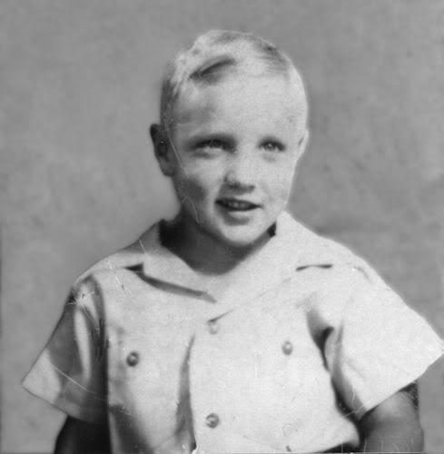 ELVIS AS A CHILD. he looks like my grandpa and my...
