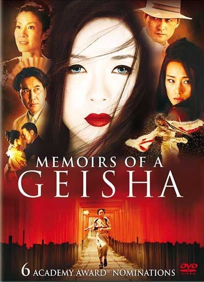 memoirs of a geisha.. the movie is never as good a...