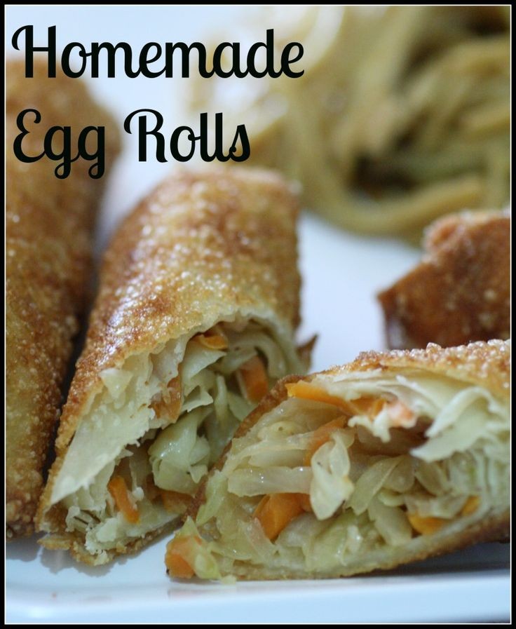 These homemade egg rolls are easier to create than...