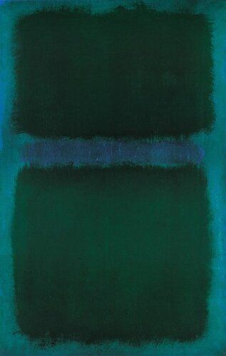 dailyrothko:  Mark Rothko, blue green blue, 1961