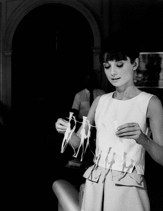 dearfawndoe:    Audrey Hepburn proudly looks at th...