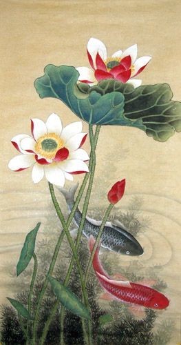 Chinese Paintings ~ Koi Fish