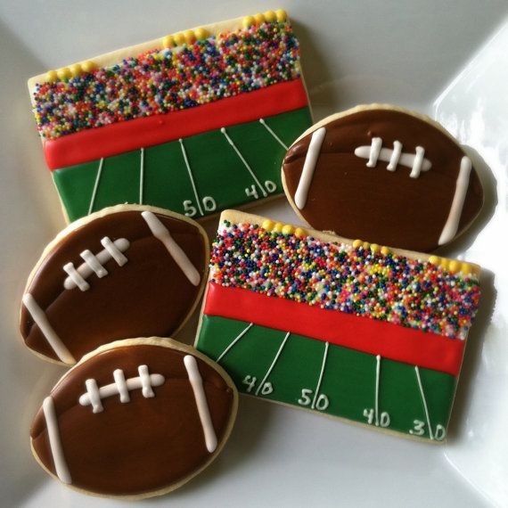 SuperbowlFootball Cookies...cause the Superbowl is...