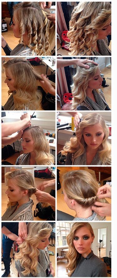 Step by step hairstyle :: how to do glamourous sex...