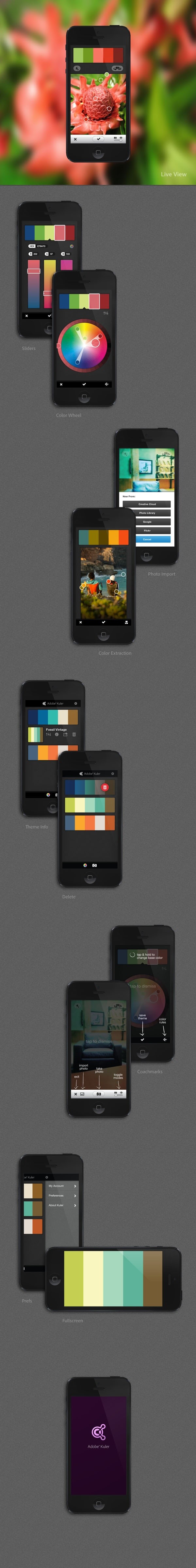Adobe Kuler (iPhone app) - for creating color sche...