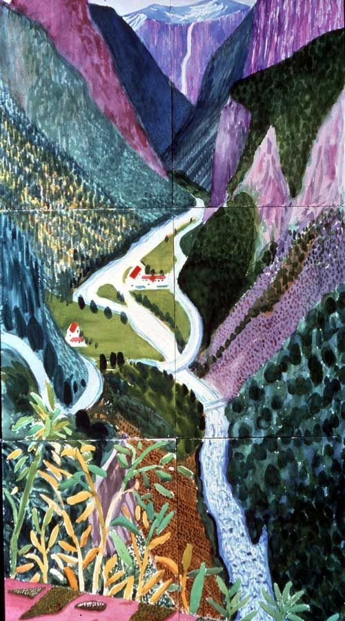 The Valley Stalheim (2002) | David Hockney | Water...