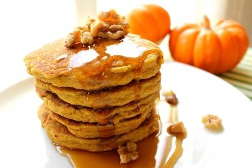 Paleo Pumpkin Pancakes---Made these. They are very...