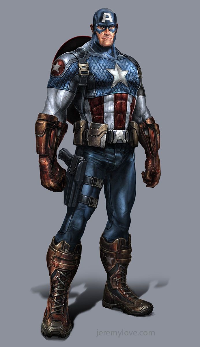 Thor, Hulk & Captain America Concept Art For T...