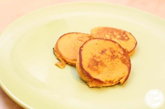 2 Ingredients Baby Pancakes - Sweet Potato or Bana...