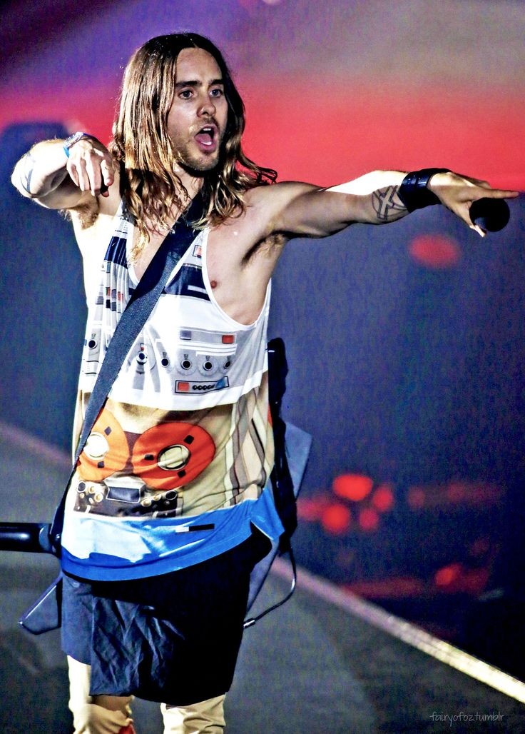 Thirty Seconds To Mars.- Jared Leto.- Mars show, L...