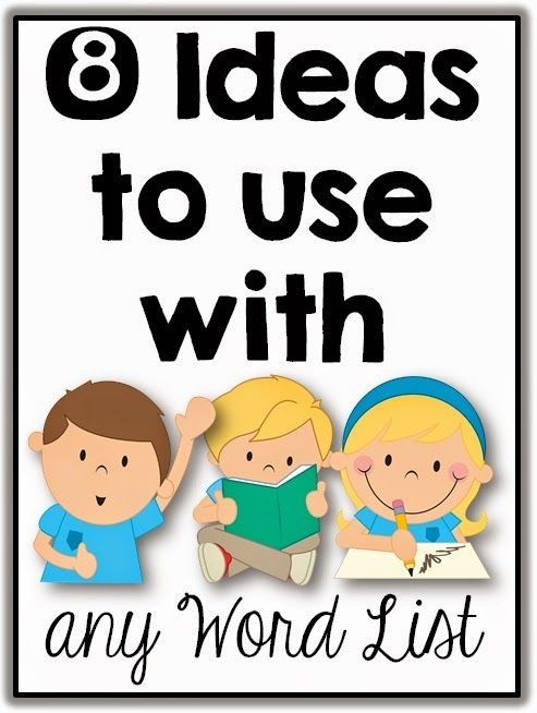 ✔ 8 Ideas to use with any word list round-u...