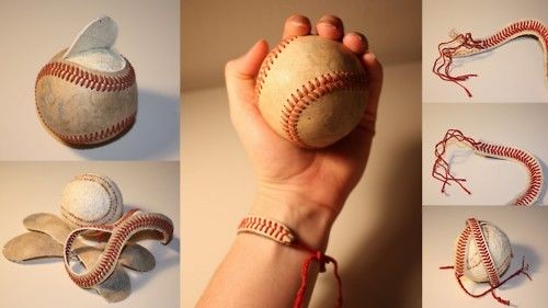 Baseball String Bracelet - I just might need to tr...