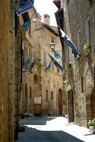 Montepulciano Street – Tuscany, Italy