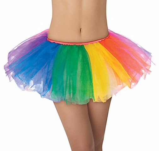 Rainbow Tutu - One Size fits most - LGBT Gay and L...