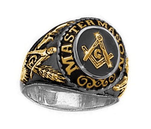 Duo Tone Gold and Steel Color Freemason College St...