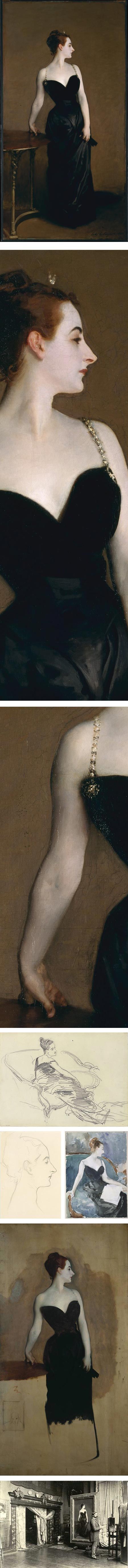Sargent's Madame X (portrait of Virginie Amél...