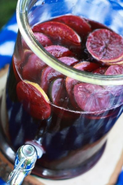 Delicious sangria recipe. We tried it and it was g...