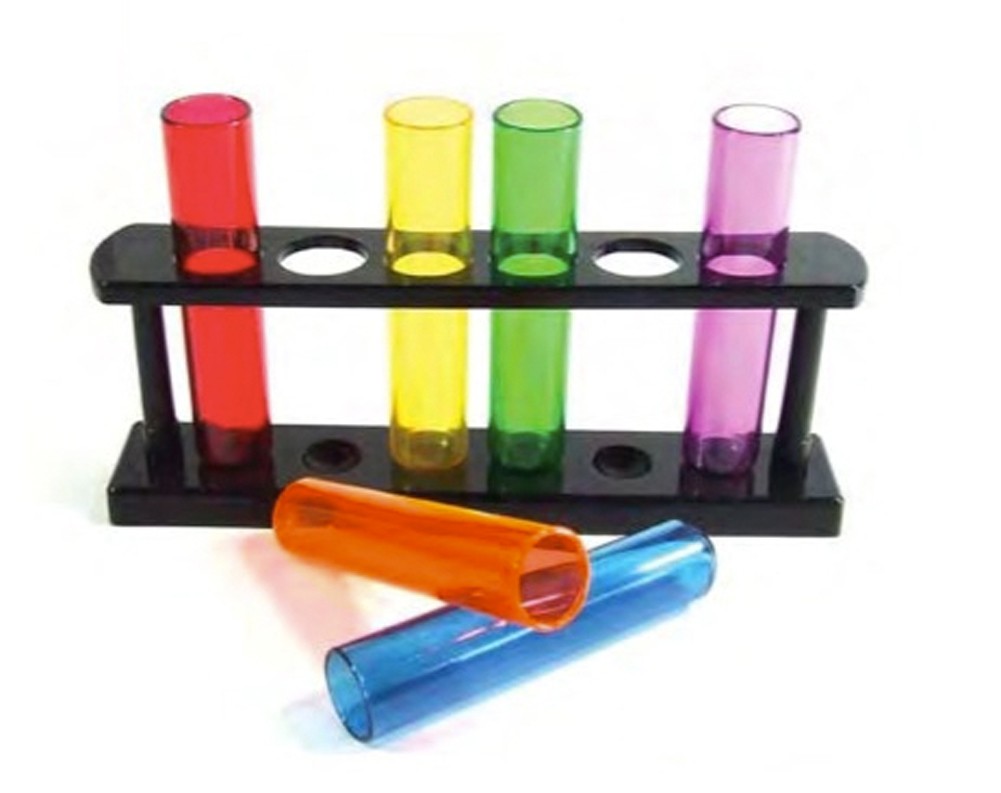Gay Rainbow Test Tube Shot Glasses Gift Set - LGBT...
