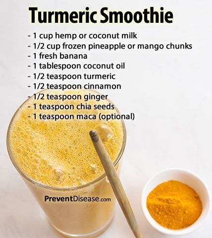 Turmeric Smoothie - So Tasty You Won't Believe It...