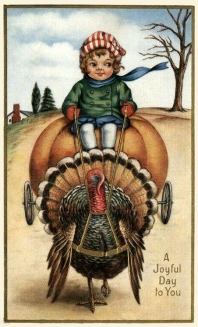 Vintage Thanksgiving Images | Public Domain | Cond...