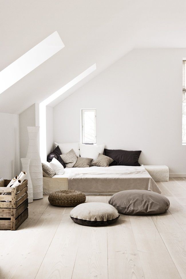 white and muted tones in a vicarage in Sweden