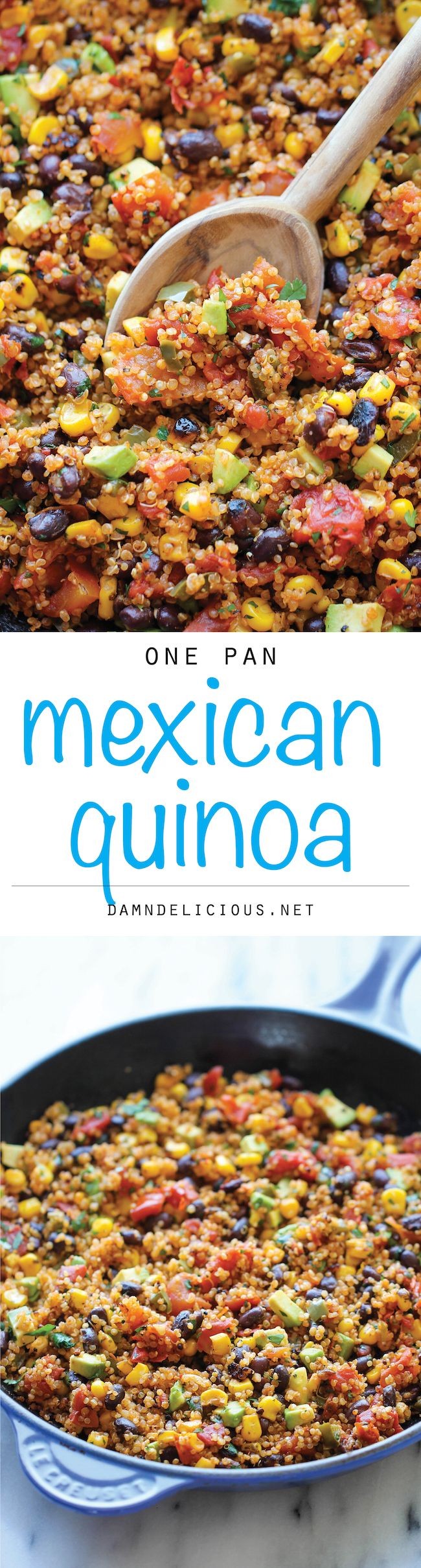 One Pan Mexican Quinoa - Wonderfully light, health...