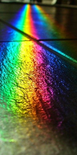 Black Slate, Twin Rainbows by  Velvet Android on F...
