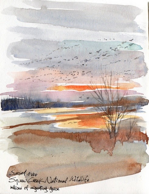 Sketching in Nature: Squaw Creek National Wildlife...