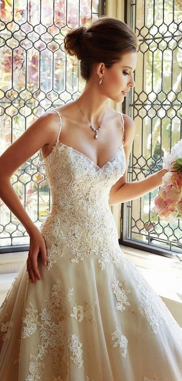 Gorgeous Bridal Dress with Pop Embellished look #...