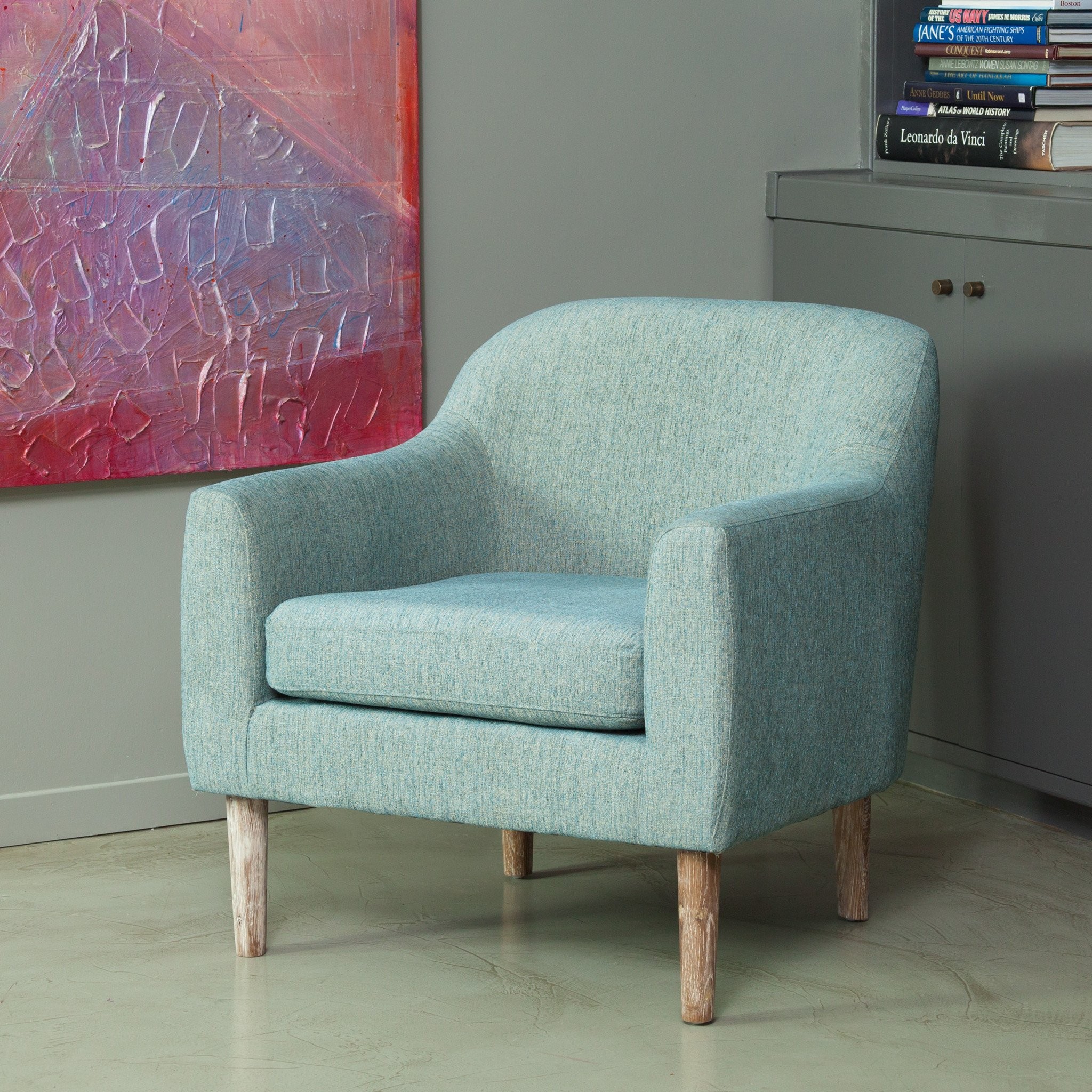 Bellview Retro Upholstered Accent Chair