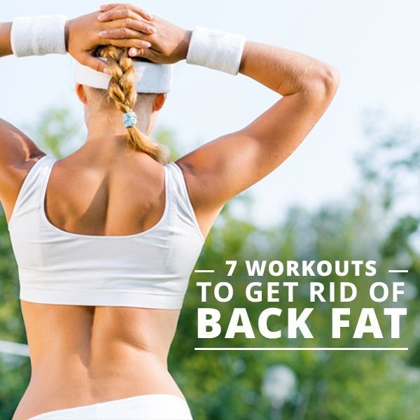 7 Workouts to Get Rid of Back Fat. #backfat #worko...