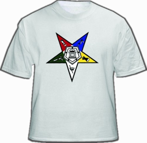 OES T-Shirt (White) For Order of the Eastern Star...