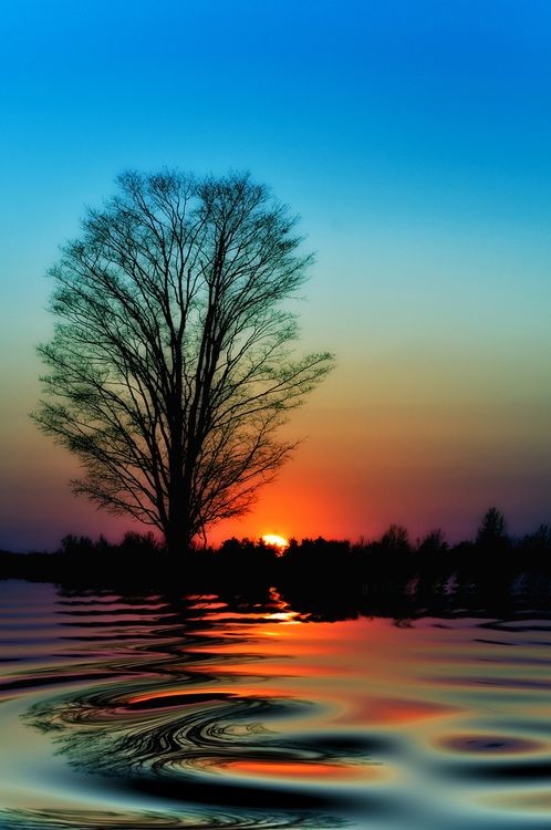 Sunset Reflection, Ontario, Canada
