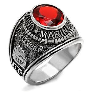 Marines Ring - USMC Military Rings (Stainless Stee...