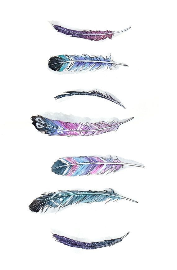 Feathers - Archival Print $12