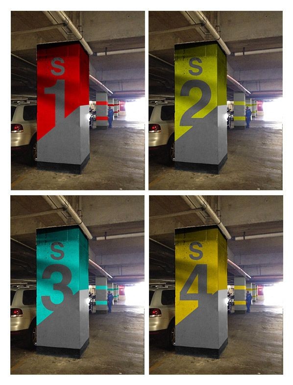 Parking #signage project for Europlaza, a corporat...