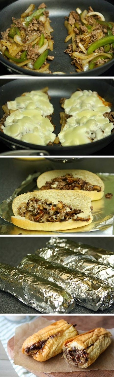 Philly Cheesesteaks - These were SO GOOD. They als...