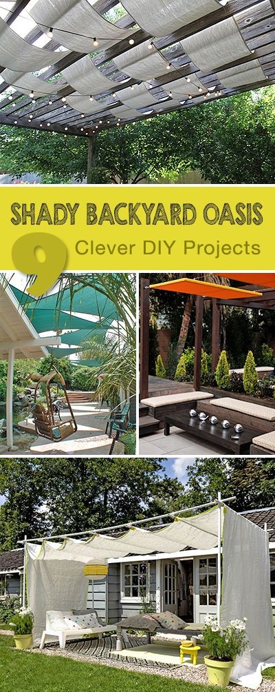 9 Clever DIY Ways for a Shady Backyard Oasis &#822...