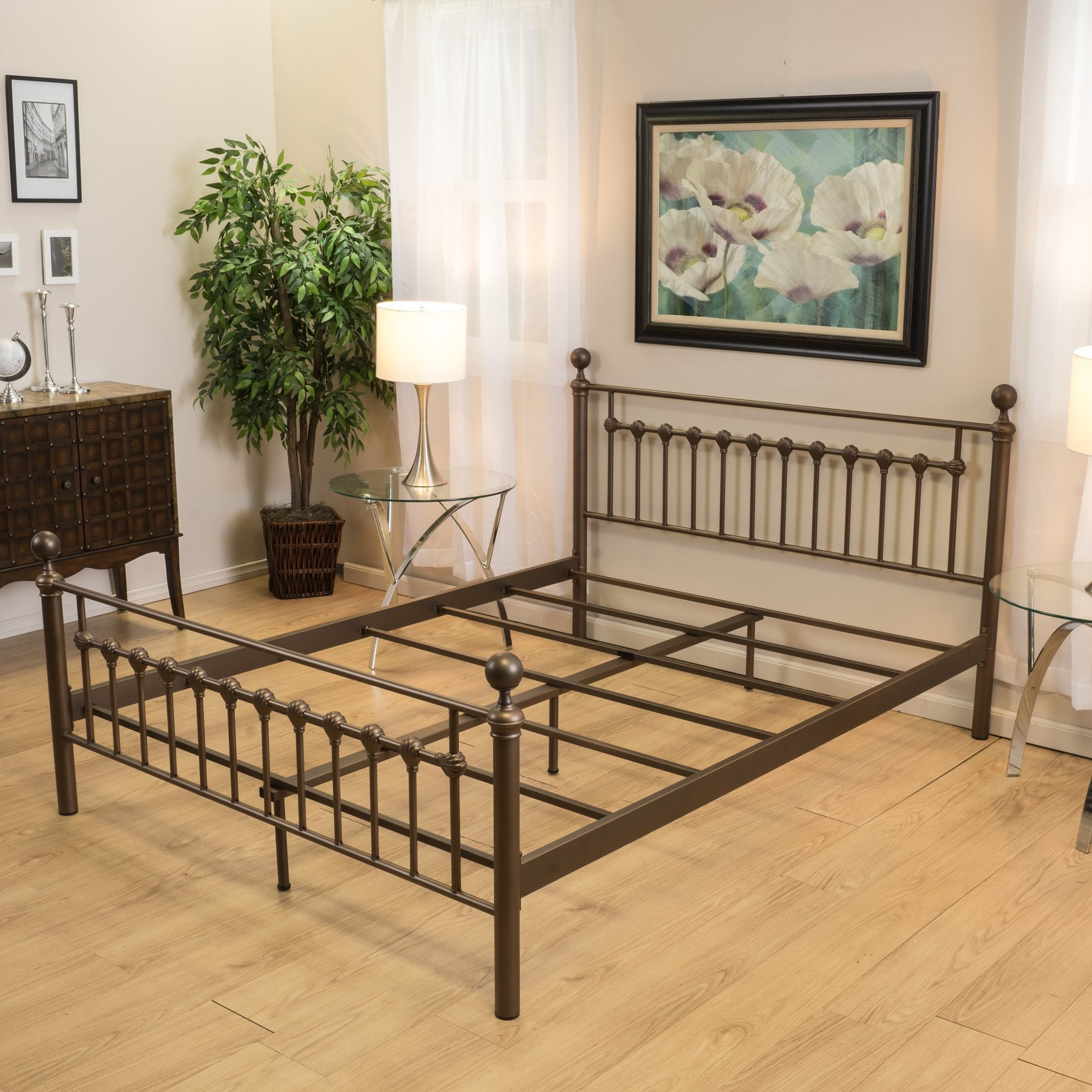 Bradford Queen Size Brown Bed Frame
