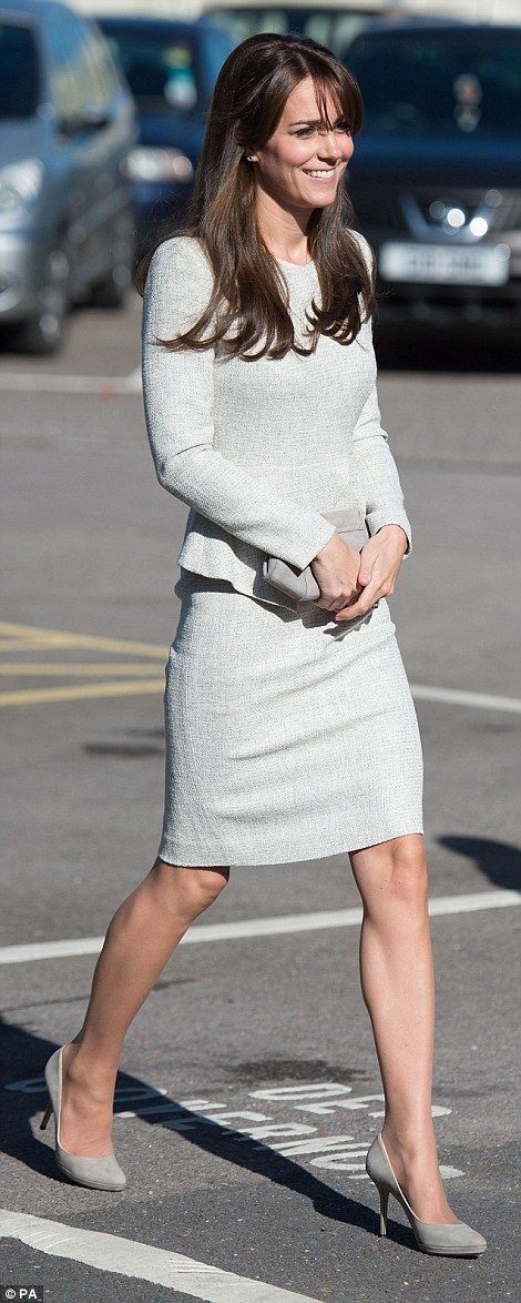 In keeping with the unusually sunny weather, Kate...