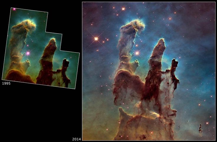 Hubble Revisits 'Pillars of Creation' for Stunning...