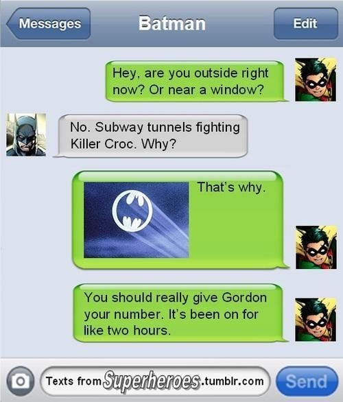 Texts From Superheroes Deliver Bam! Pow! Funnies