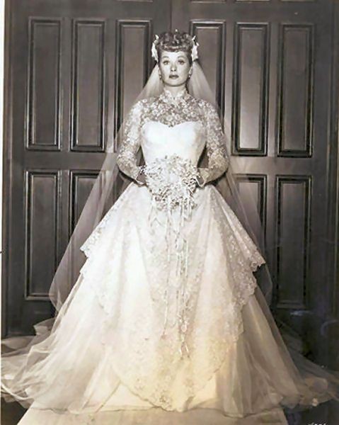lucille ball wedding dress | 1940_Lucille_Ball_Wed...