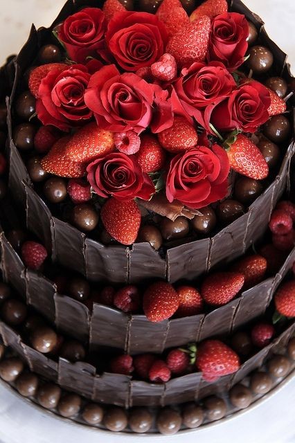 strawberries & chocolate