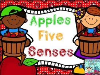 Apple Five Senses - free mini unit from Kindergart...