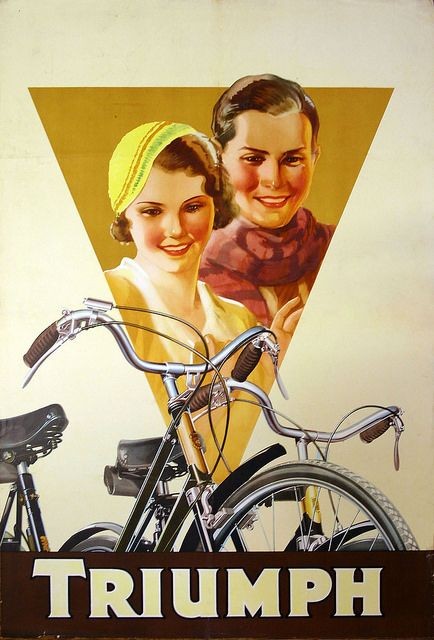 Triumph Bicycle Advert- Happy Couple | by Spacecat...