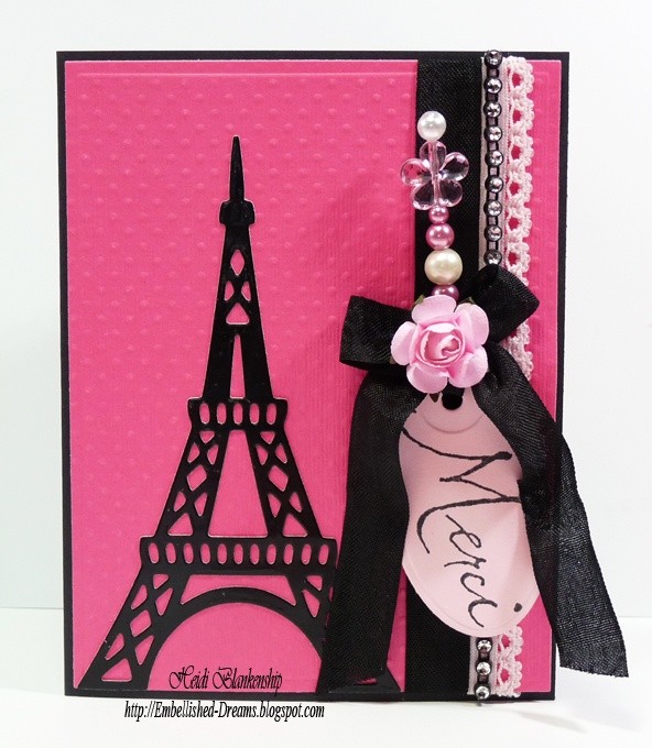 Embellished Dreams: Merci Paris Card