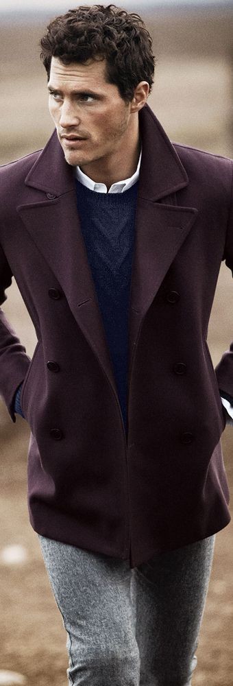Theory Pea Coat, Merino Wool Sweater Suit. Winter...
